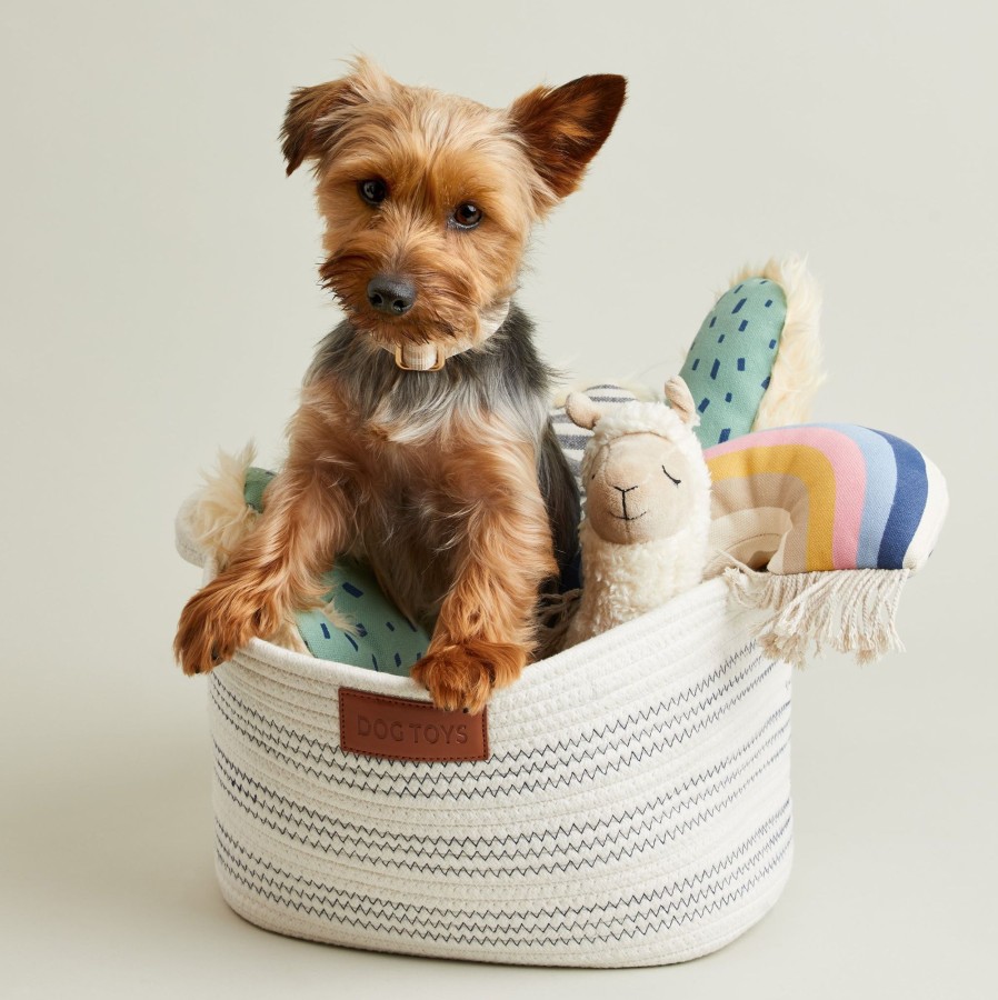 Harry Barker Market Stripe Toy Bin Online