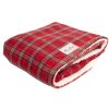 Harry Barker Plaid Sherpa Rectangle Dog Bed Cover Clearance