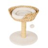 Harry Barker Cat Scratching Post With Wicker Bed Best