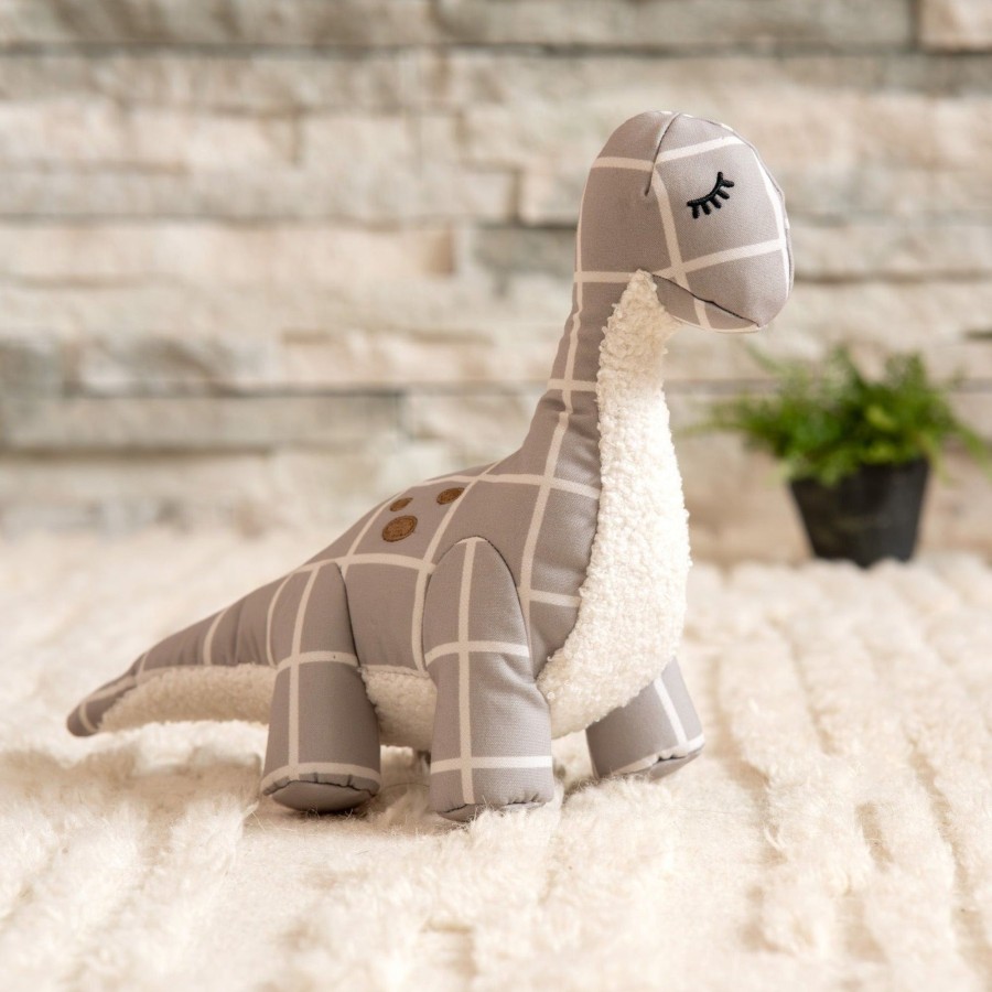 Harry Barker Plaid Dinosaur Dog Toy Online