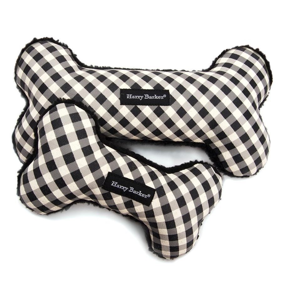 Harry Barker Gingham Bone Canvas Toy Best