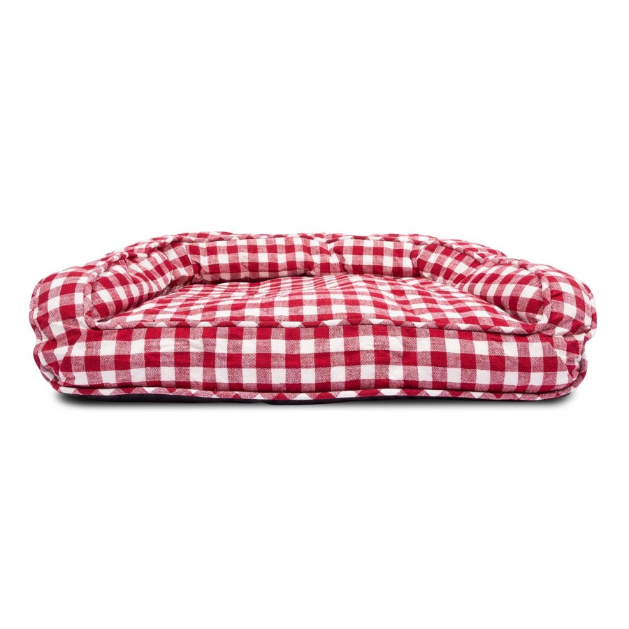 Harry Barker Red Buffalo Check Ortho Lounger Hot