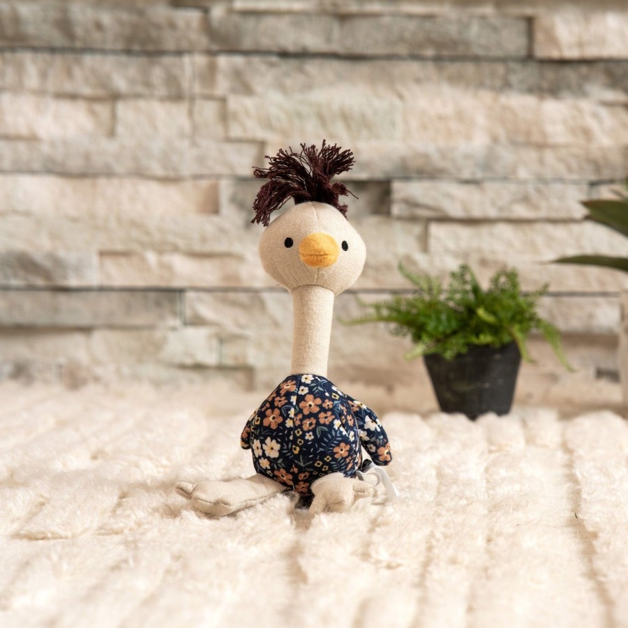 Harry Barker Floral Print Ostrich Dog Toy Online