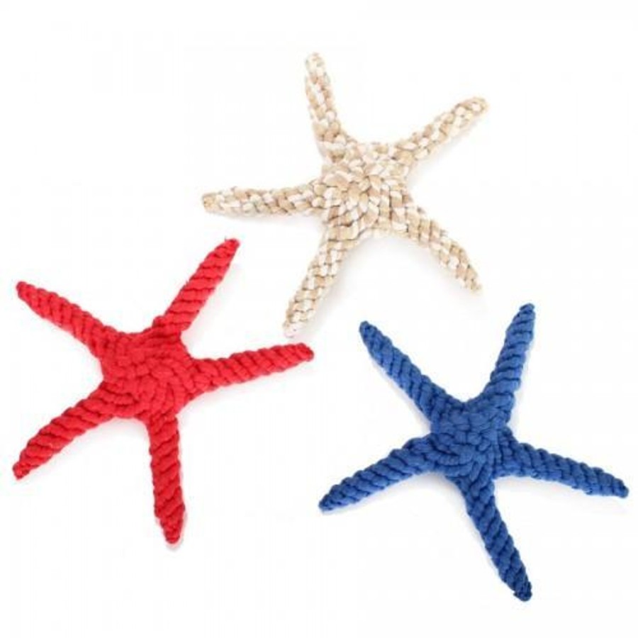 Harry Barker Cotton Rope Starfish Dog Toy New